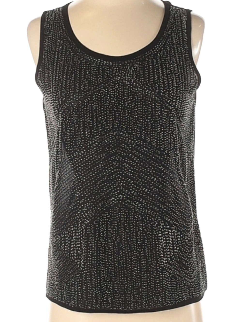 Glam Goth Beaded Romeo & Juliet Couture Top Whimsygoth Blouse Sheer Back New